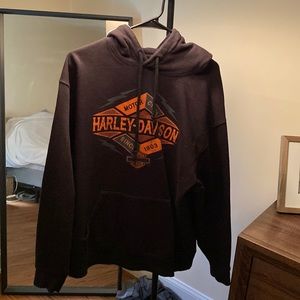 Harley Davison hoodie size large